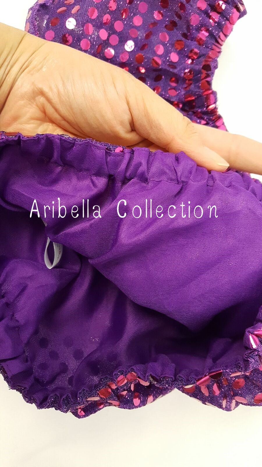 Mermaid Outfit Set - Confetti Dot Top, Skirt, & Hair Clip Bow - Aribella Collection, Inc.