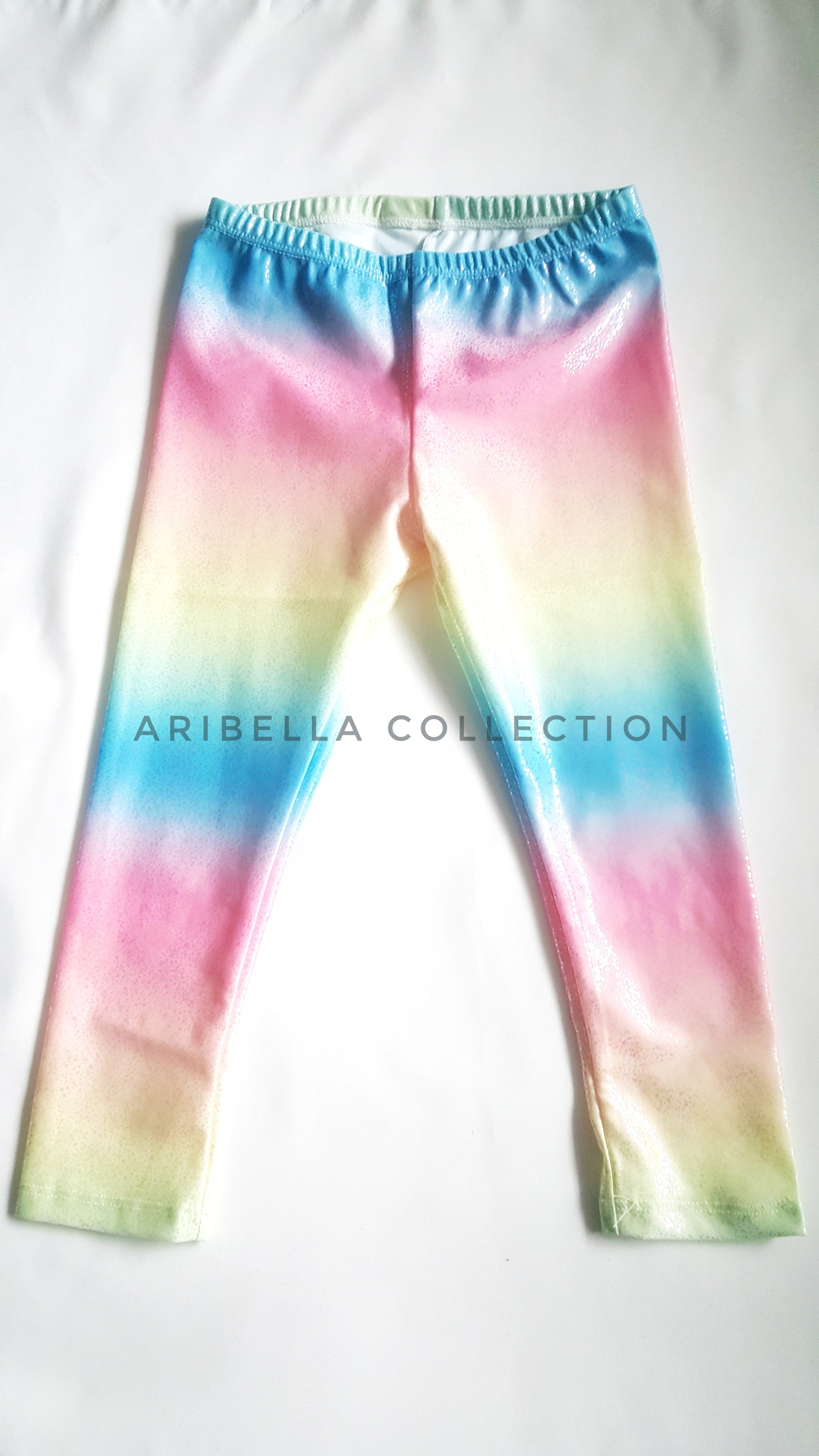 Unicorn Leggings - Rainbow - Aribella Collection, Inc.