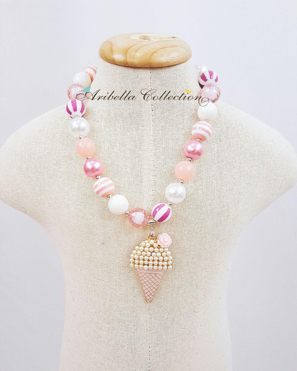 Myra Bubble Gum Pink Gem Necklace – Nova Lee Boutique